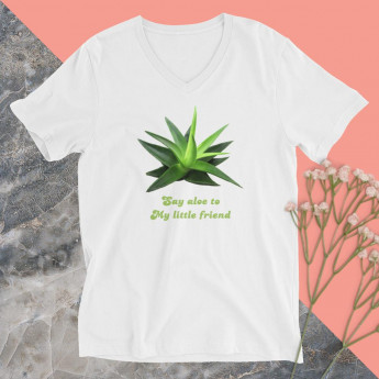 Say Aloe to my Little Friend Mommy n Me V-neck T-Shirt