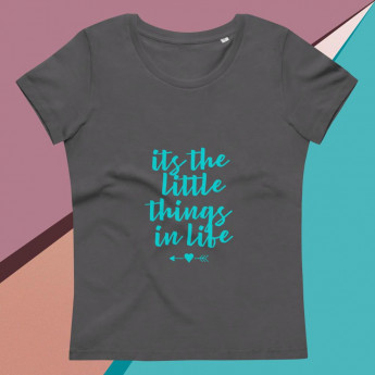 Mommy N' Me It's the Little Things in Life Women's fitted eco tee